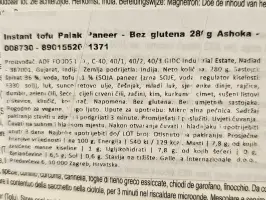 Palak Paneer Tofu 280 g